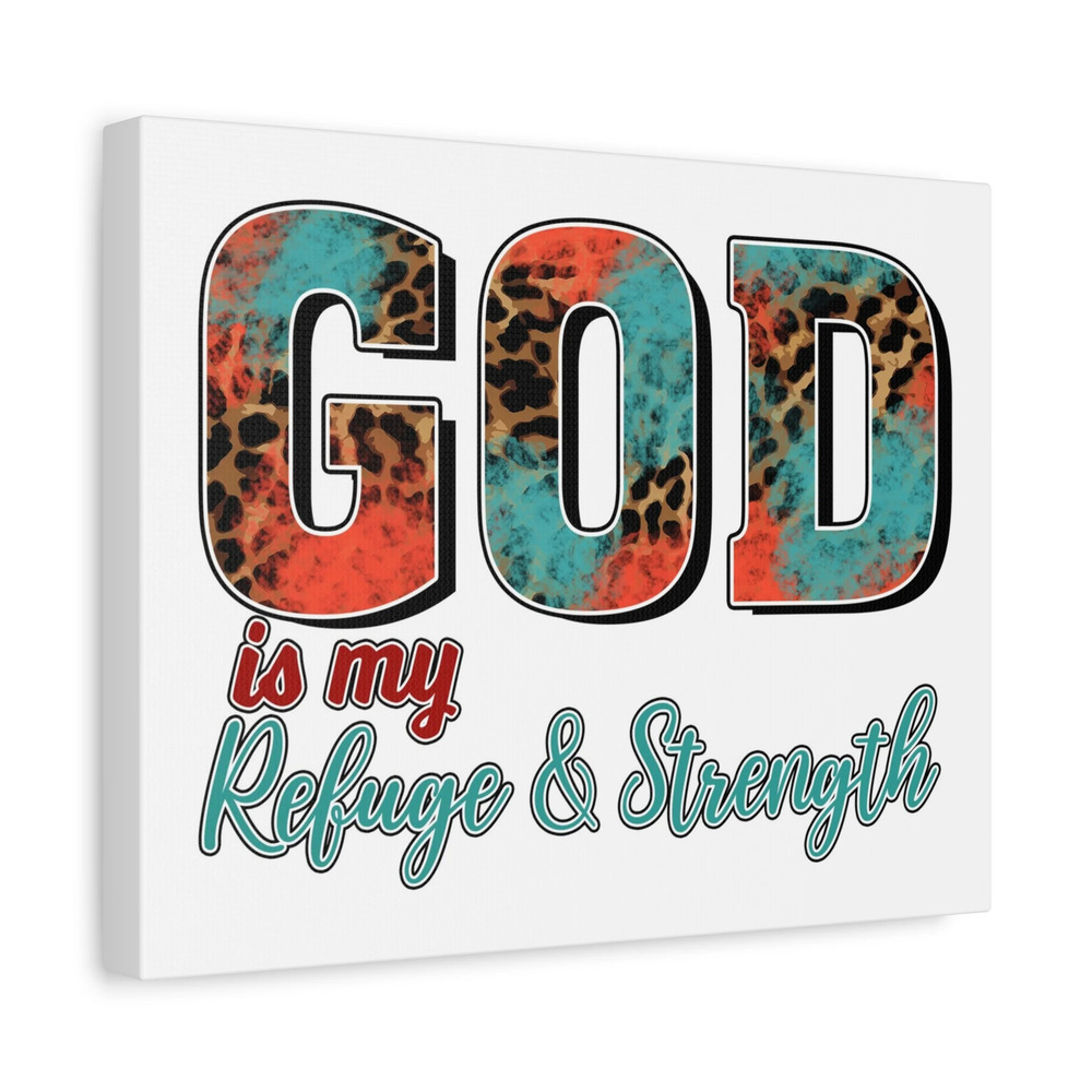 Scripture Walls My Refuge My Strength Bible Verse Canvas Christian Wall Art